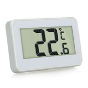 Refrigerator Fridge Thermometer LCD Digital Freezer Room Thermometer with Magnetic Back for Kitchen Home Restaurants