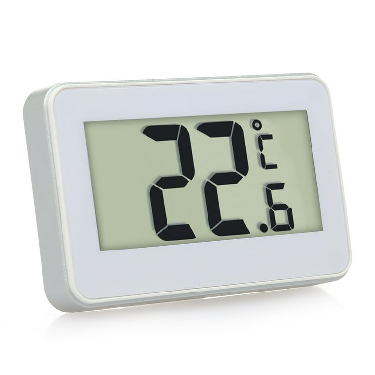 Refrigerator Fridge Thermometer LCD Digital Freezer Room Thermometer with  Magnetic Back for Kitchen Home Restaurants 