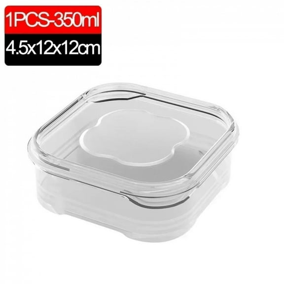 Refrigerator Frozen Meat Box Food Preservation Box Transparent Freeze Meat Vegetable Fresh-Keeping Storage Container with Lid