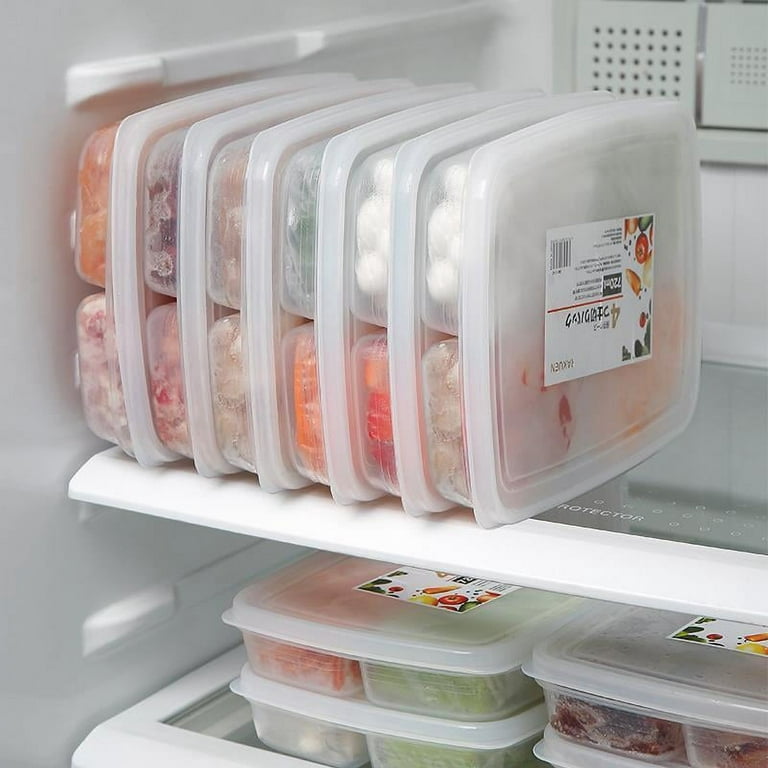 Refrigerator Storage Box Frozen Meat Compartment Case Freezer Fresh-Keeping  Container Portable Food Fruit Organizer Rice Box - AliExpress