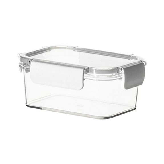 Refrigerator Fruit and Spice Storage Container with Flip Lid and Sealing Technology – Portable Organizer for Fresh Fruits, Salads, Leftovers, and Kitchen Organization