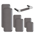 thumbnail image 1 of Refrigerator Handle Covers 3 Sets of 6, Adjustable Non Slip Fridge Door Handle Cover Protector, Appliance Handle Covers for Microwave Dishwasher Cabinet Accessories (Grey), 1 of 7