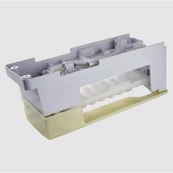 Refrigerator Ice Maker Assembly Replaces for Samsung RF268ABBP/XAA RF268ABRS/XAA RF268ABWP/XAA RF268ABPN/XAA RF263TEAEWW/AA RF268ABBP RF268ABRS RF263AEWP RF263TEAEWW RF268ABPN RF261BEAESR RF268ABWP