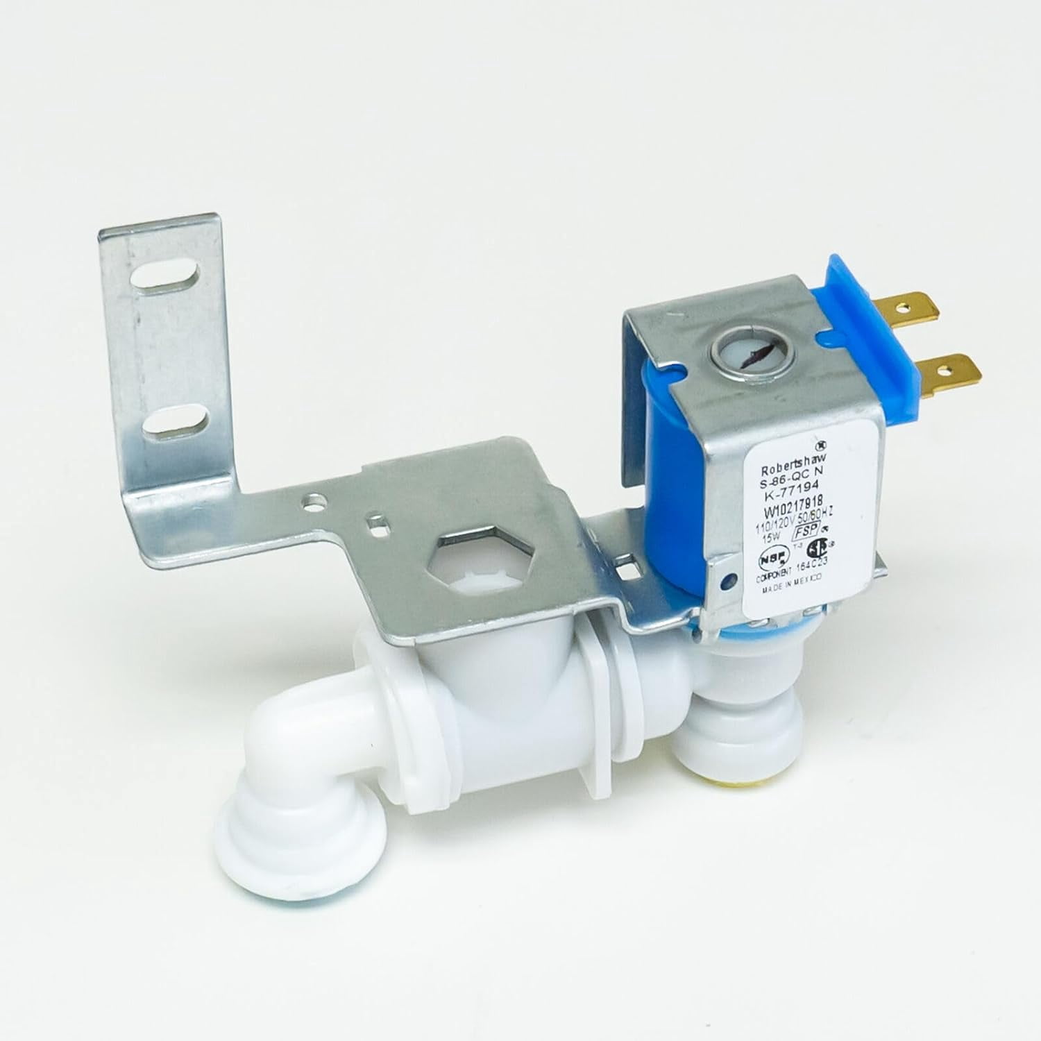 Refrigerator Ice Maker Water Inlet Valve for Whirlpool, Replacement for W10881366, W10433501, 2313644, K-77194 by NESTCO