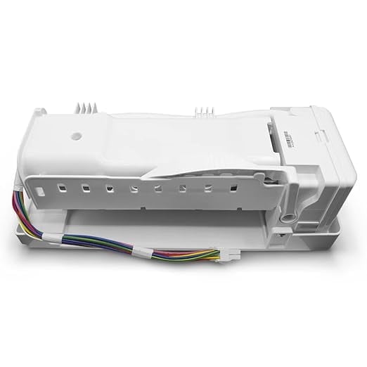 Refrigerator Icemaker Assembly DA97-07365G - Ice Maker Replacement - More Cubes in Less Time - Aftermarket Model
