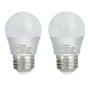 2 Pack Refrigerator Light Bulb, 3W 120V A15 Fridge Light Bulbs, Non-dimmable