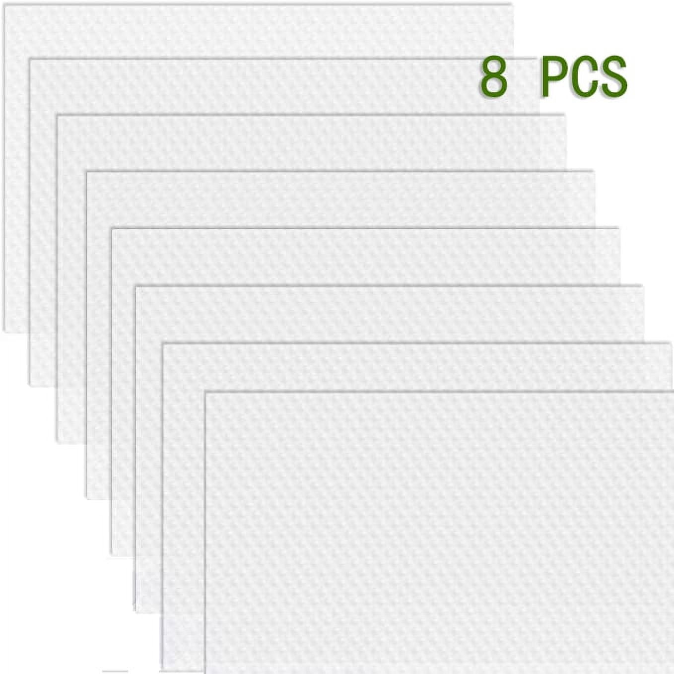 Refrigerator Liners, 8 PCS Fridge Liner Washable Refrigerator Mats