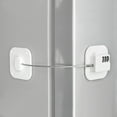 thumbnail image 1 of Refrigerator Lock, Heavy Duty Fridge Lock, Combination Lock for Refrigerator Cabinets, Drawers, Safety, Easy Install No Keys Needed, 1 of 5