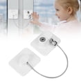 thumbnail image 1 of Refrigerator Lock with Keys, Child Safety Cabinet Lock Adhesive Proof Lock for Fridge Freezer Drawer Closet Toilet Seat, No Drill Appliance Safety Latch for Kitchen Furniture Home Protection, White, 1 of 9