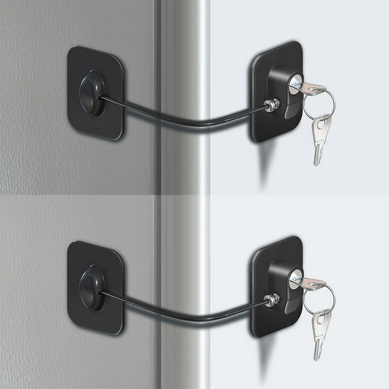 3 Combination Security Fridge Refrigerator Door Lock Freezer Lock Child  Proof Window Lock Drawer Door Toilet Lock