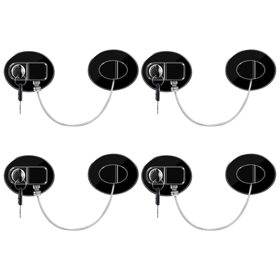 Refrigerator Lock and Baby Proof Cabinet Lock, Safety Locks for Cabinet, Secure Your Home, 4 Pcs