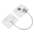 thumbnail image 1 of Refrigerator Locks with Key, 10.03X2.36 inch Self Adhesive Fridge Lock, No Drill Stainless Steel Wire Safety Lock, Durable Cable Lock for Refrigerator Window Freezer Cabinet Furniture Doors, 1 of 5