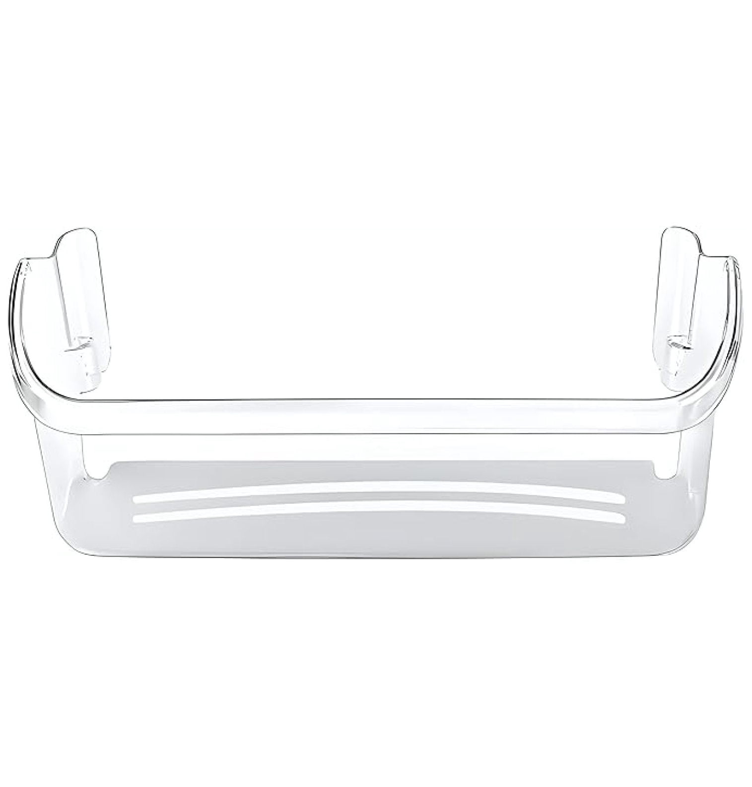 Refrigerator Lower Door Shelf Bin Replacement Part Clear Plastic for Kitchen Fridge Storage Organization Accessory