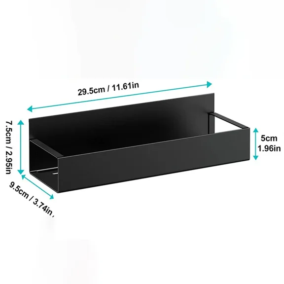Refrigerator Magnetic Shelf Spice Sundry Side Storage Rack Hanging Basket Space Saving Kitchen Organizer Shelf Household Holder