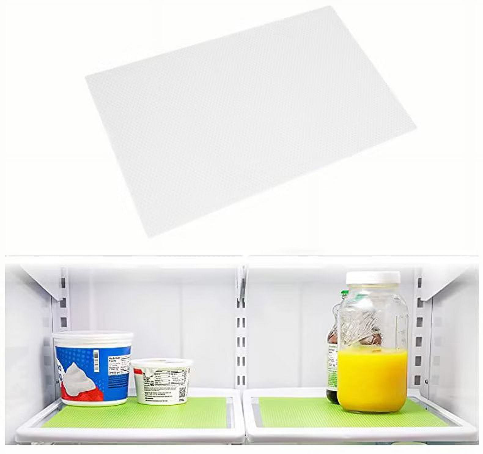 Refrigerator Mats Refrigerator Shelf Liners for Glass Shelves Protect Against Spills Multi