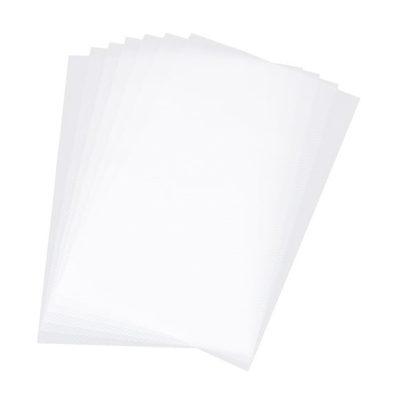 Refrigerator Mats for Shelve, 7 PCS Liners Washable Fridge and Cabinet Transparent