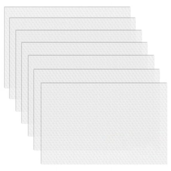Refrigerator Mats for Shelve, 7 PCS Refrigerator Liners Washable Fridge and Mats Cabinet Transparent