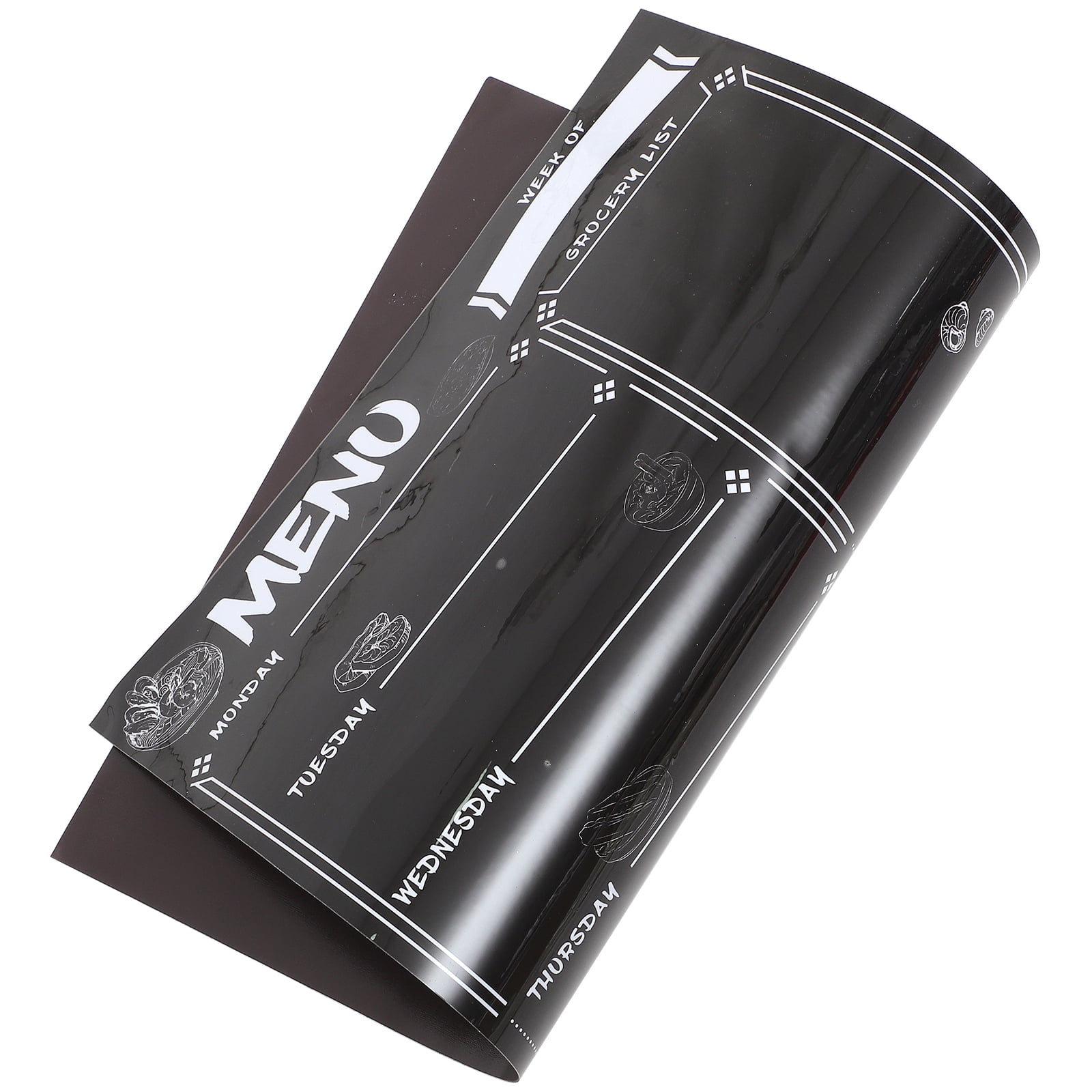 Refrigerator Message Stickers Dry Erase Board for Grocery Shopping List Fridge Blackboard