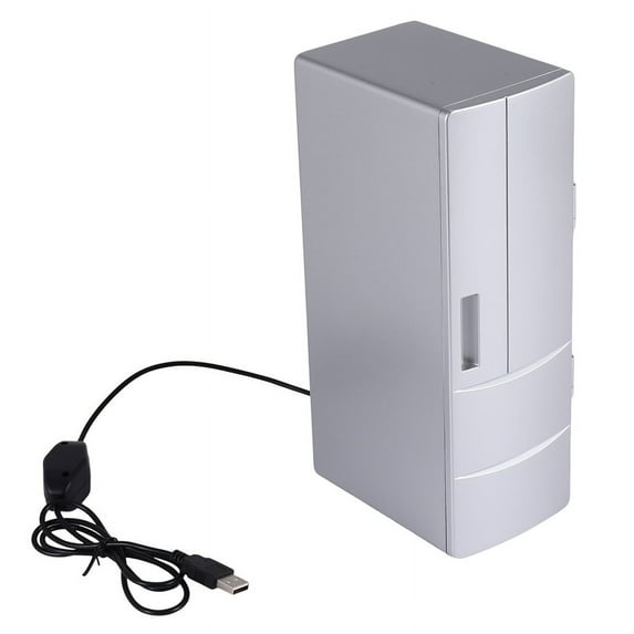 Refrigerator Mini Usb Fridge Freezer Cans Drink Beer Cooler Warmer Travel Refrigerator Icebox Car Office Use Portable