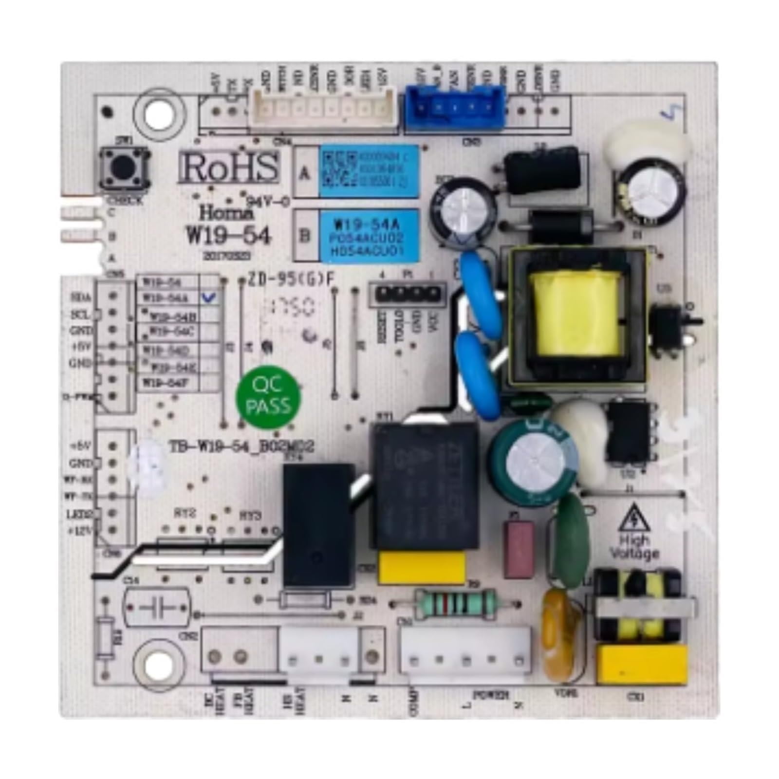Refrigerator Motherboard W19-54A W19-54C W19-54D W19-54E W19-54B W19-54AV Computer Control Board Components , components