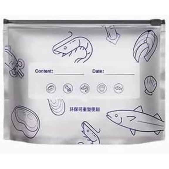 Refrigerator Organization Home, 30 Pcs Reusable Aluminum Foil Sealable Storage Bags, Food-Safe Freezer Bags for Meat, 3 Sizes Thickened Zippered Pouches for.