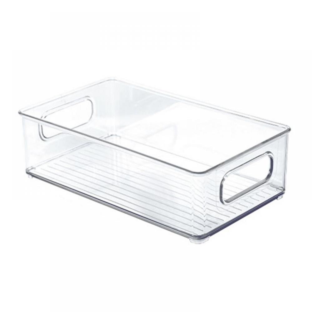 Refrigerator Organizer Bins Clear Plastic Bins For Fridge, Freezer