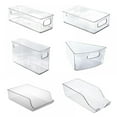 thumbnail image 1 of Refrigerator Organizer Bins - Clear Plastic Bins for Fridge, Freezer, Kitchen Cabinet, Pantry Organization, BPA Free Fridge Organizer, Multi-Purpose Space Saver, 1 of 6