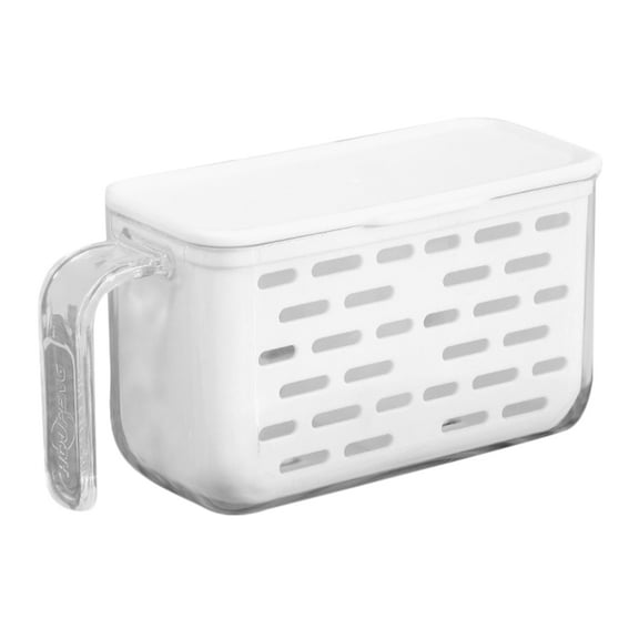 Refrigerator Organizer Fridge Drawer Bin Storage Box Refrigerator Fruit Containers Food Grade Plastic 16.00X8.00X7.00CM