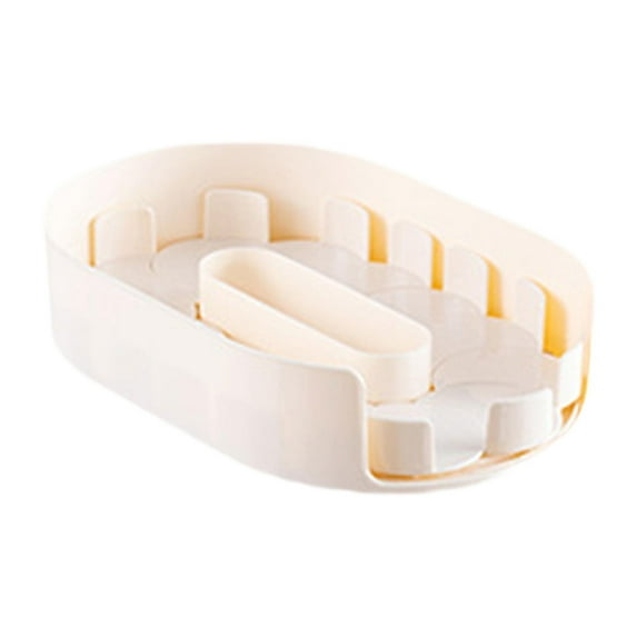 Refrigerator Organizer Turntable Tray Spice Rack with Smooth 360 Degree Rotation for Kitchen Cabinet Pantry