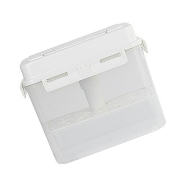 Refrigerator Safe Plastic Pickle Jar Kimchi Press Fermentation Storage Container