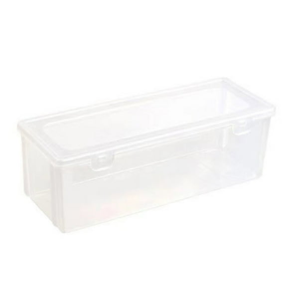 Refrigerator Side Storage Box Transparent 1950ml Noodle Storage Box with Good Seal Lock Design Capacity Rectangular Kitchen Groceries Container Noodle