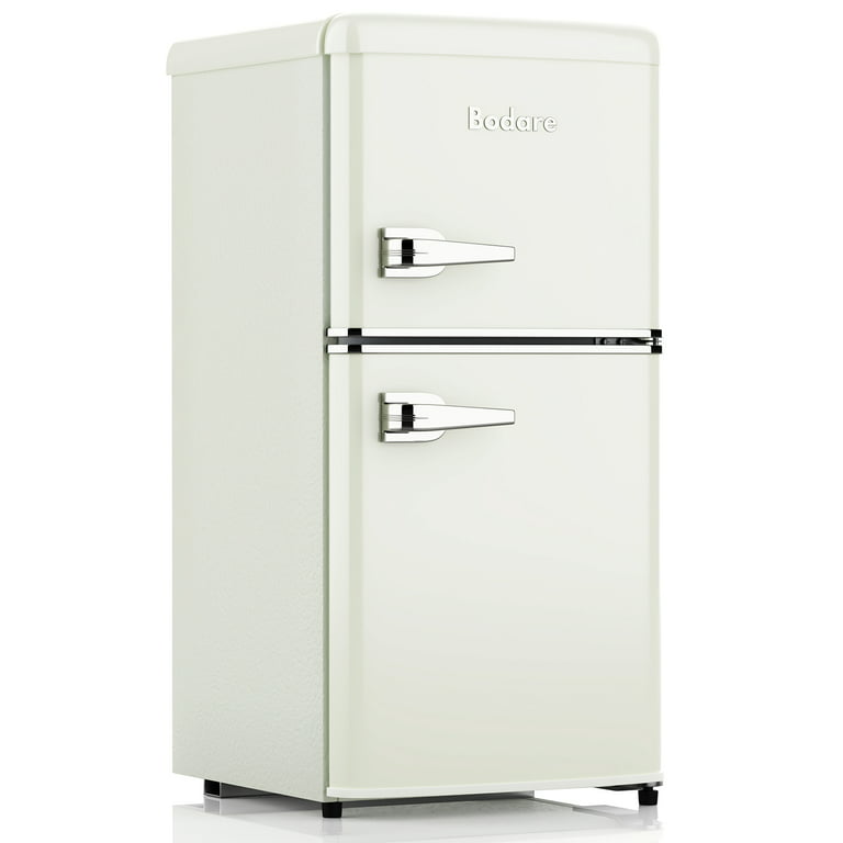 Refrigerator Small Freezer Cooler Fridge Compact 3.2 cu ft. Unit, Beige