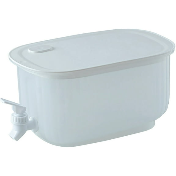 Refrigerator Specific Cold Water Jug With Faucet Household Large Capacity Fruit Juice Cold Drink Barrel Lemon Fruit Tea Beverage Barrel Cold Water Jug.