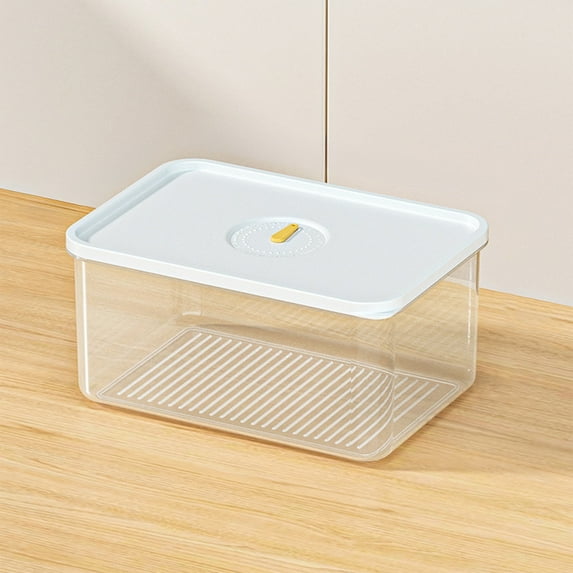 Refrigerator Storage Box, Food Grade Freezing Container, Sealed Preservation Box, Timer Function + Airtight Lid, Space-saving Design, for Meal Prep, Keeps Food Fresh, Bpa-free, Durable Storage Soluti