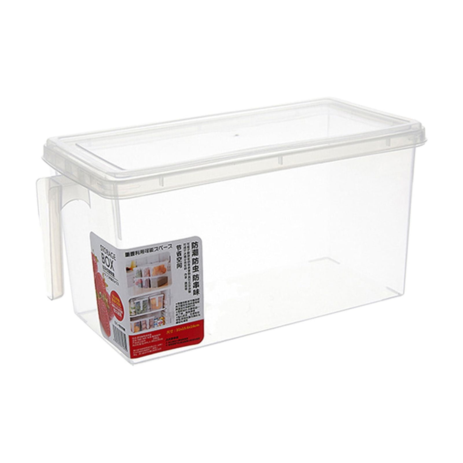 Refrigerator Storage Box Kitchen Drawer Type Plastic Rectangular ...