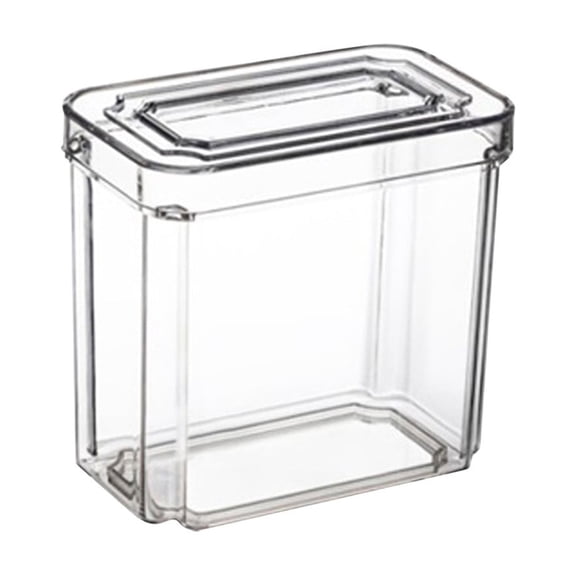 Refrigerator Storage Box with Lid, Clear Food-Grade Fresh-Keeping Container for Kitchen, Vegetable and Fruit Sorting Organizer Bins for Fridge Crisper Drawer