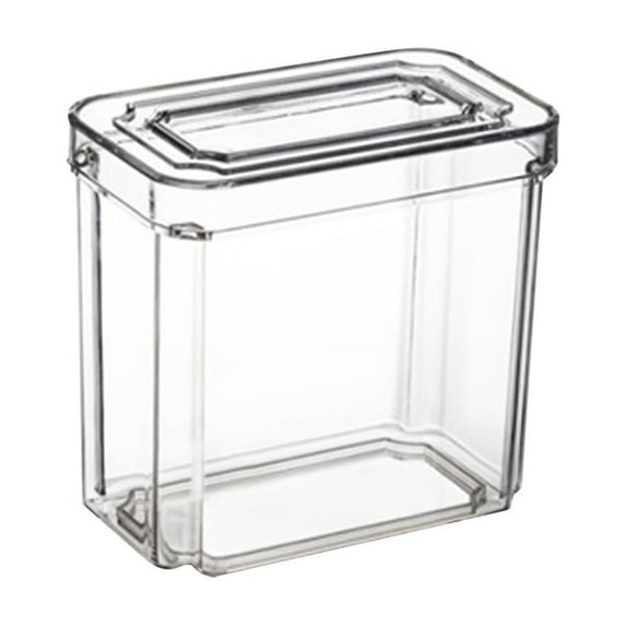 Refrigerator Storage Box With Lid Transparent Fresh-keeping Box Food Grade Refrigerator Special Kitchen Vegetable And Fruit Sorting Box(800ml,B)