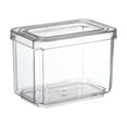 thumbnail image 1 of Refrigerator Storage Box With Lid Transparent Fresh-keeping Box Food Grade Refrigerator Special Kitchen Vegetable And Fruit Sorting Box(900ml,C), 1 of 2