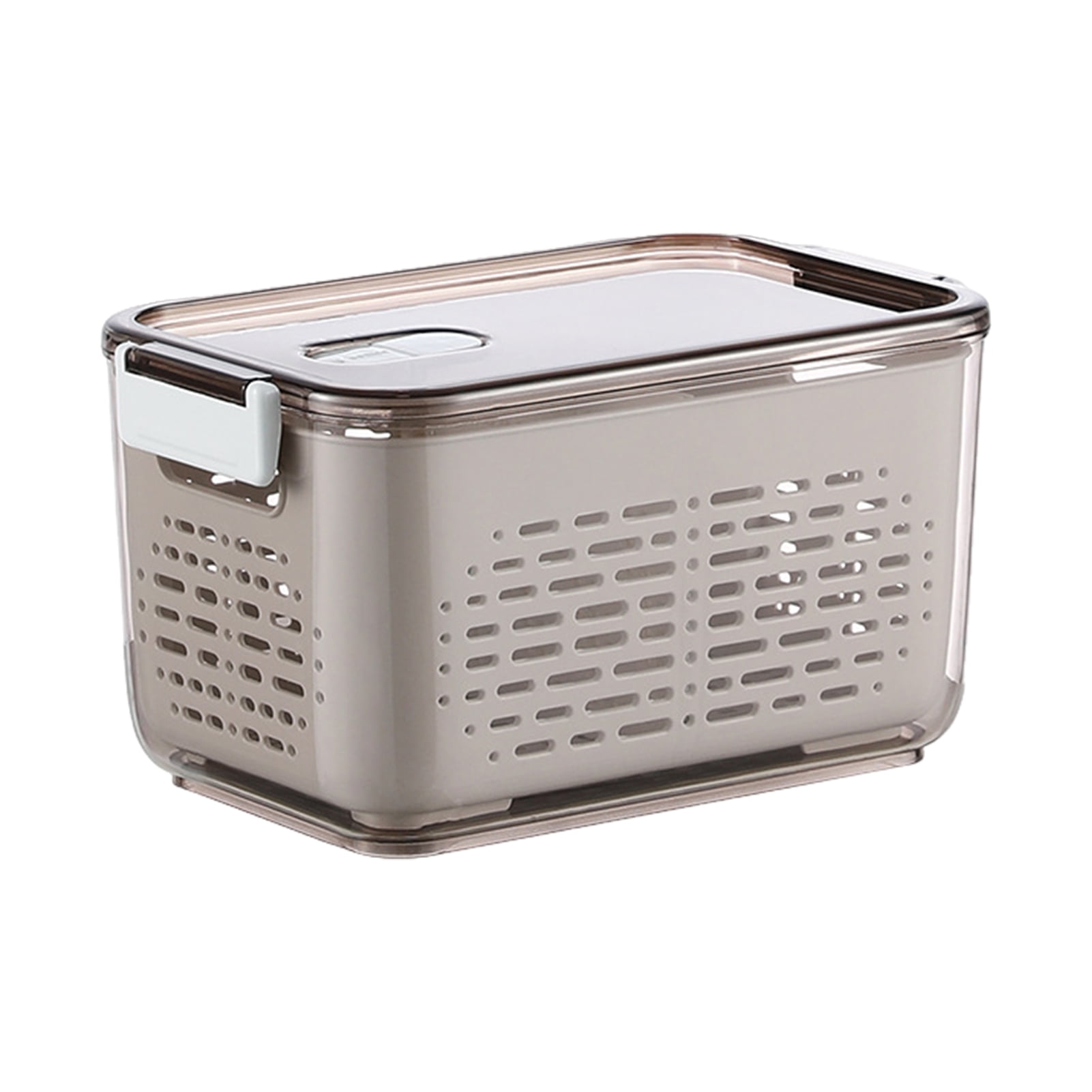 Refrigerator Storage Box with Adjustable Partitions BPAFree FoodGrade