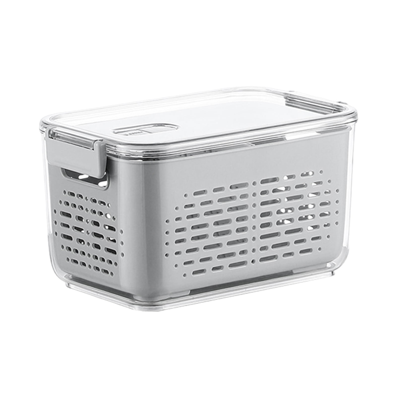 Refrigerator Storage Box with Adjustable Partitions BPAFree FoodGrade