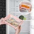thumbnail image 1 of Refrigerator Storage Rack, Pull-Out Stackable Organizer Bins for Vegetables, Fruits and Condiments, Adjustable Fridge Shelves with Non-Slip Clips, Space Saving Kitchen Container, 1 of 5
