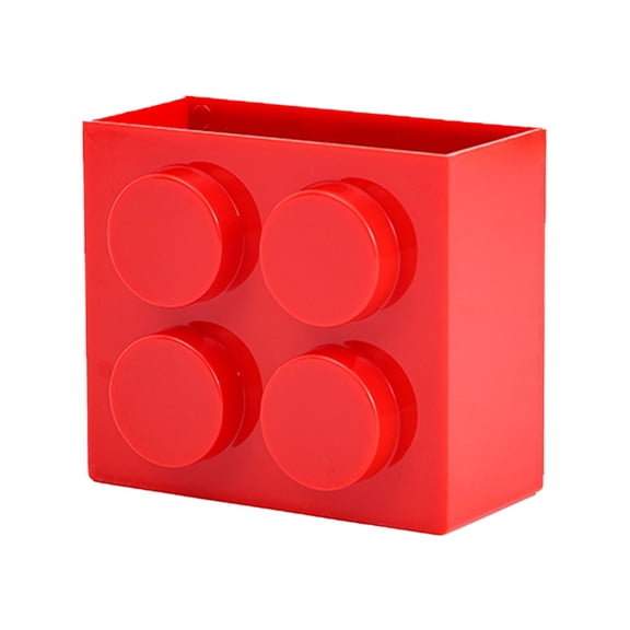 Refrigerator Storage Style ABS Kitchen Countertop Can Hold 35 Pounds Home Textile Organizer with Design, 11 cm×6 cm×10 cm, Red