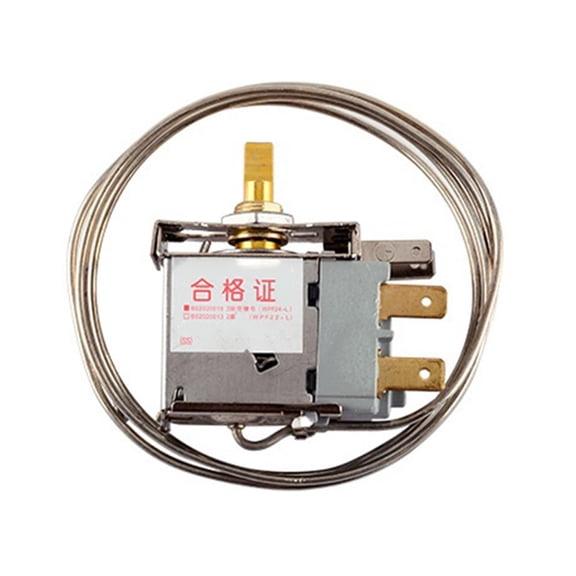 Refrigerator Thermostat WDF18-L Mechanical Temperature Controller with Adjustable Range -3C to -20C for Freezers and Display Cases