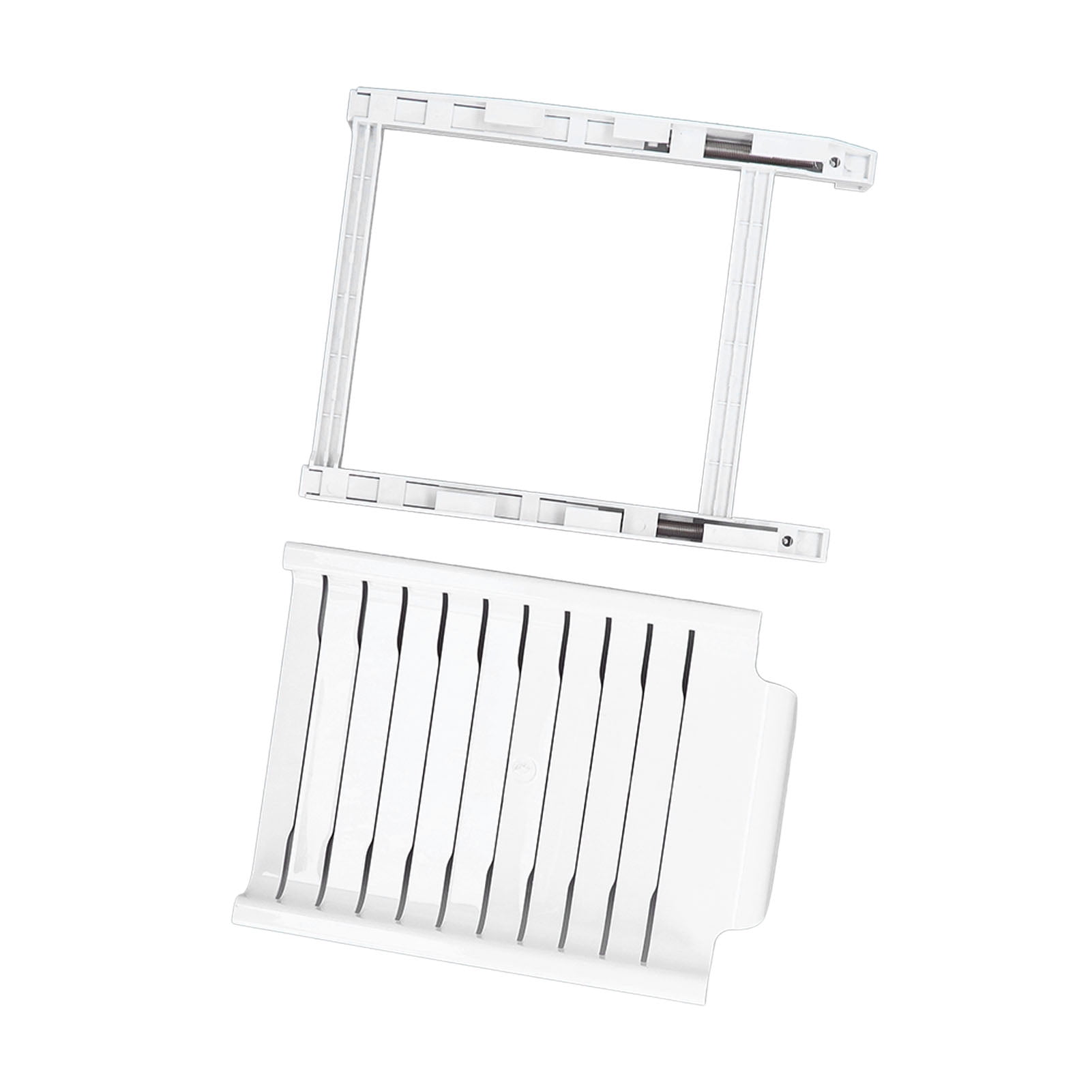 Refrigerator Track Storage Rack, Fridge Shelf Holder Storage Box Separate Meal Storage Powerful Slider Easy To Fix  For Home