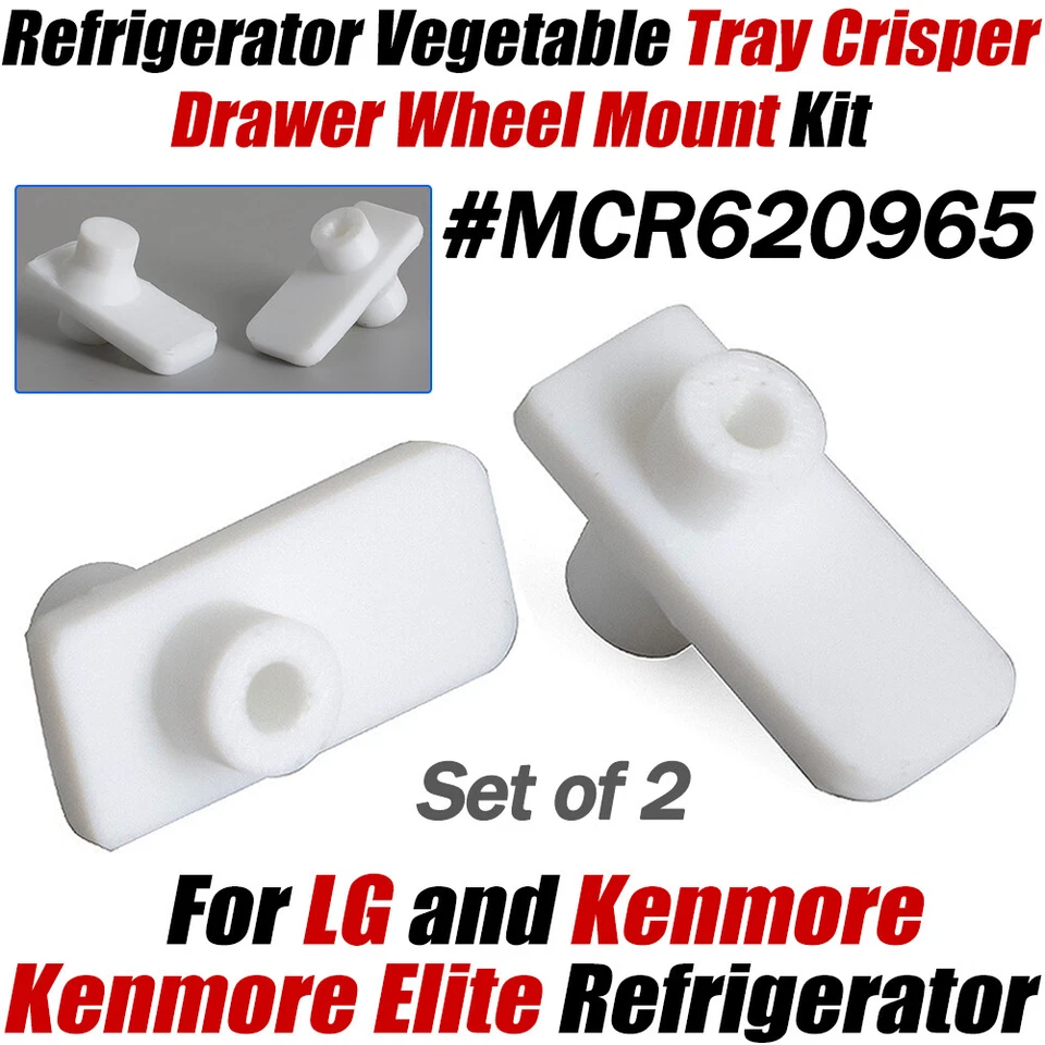 Refrigerator Vegetable Tray Crisper Drawer Wheel Mount Mcr620965 Replace For Lg