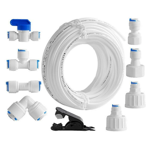 Refrigerator Water Line Kit Connection and Compression Ice Maker