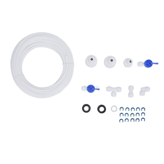 Refrigerator Water Line Kit, Crack 1/4in Tubing PE Fridge Water Inlet Line Connection Set For Coffee Machine