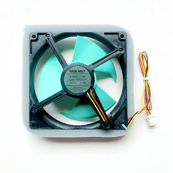 Refrigerator cooling fan for NMB-MAT MODEL FBA12J15V 15V 0.28A