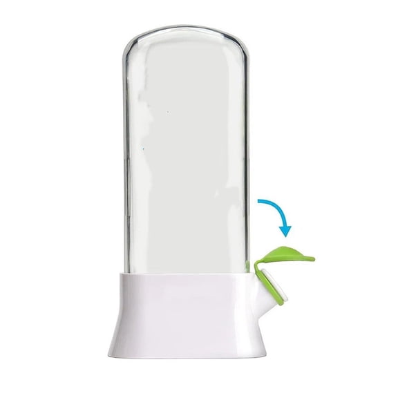 Refrigerator herb storage container, large herb storage container, suitable for storing herbs, cilantro, asparagus, White/Green