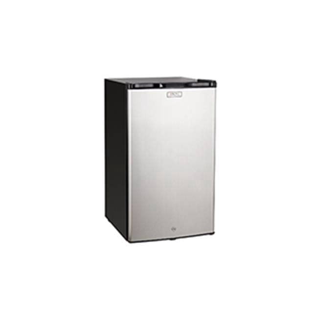Refrigerator with Lock - Stainless Steel
